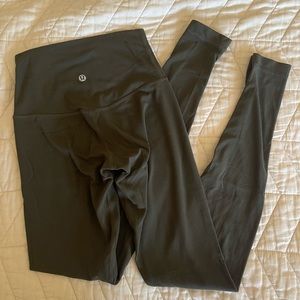 Olive Green Lululemon Align Leggings